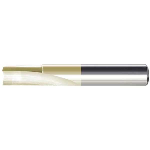 1/4x3/4x1/4x2-1/2 1FL O-Flute Straight Crescent End Left Hand WRouter, PowerZ